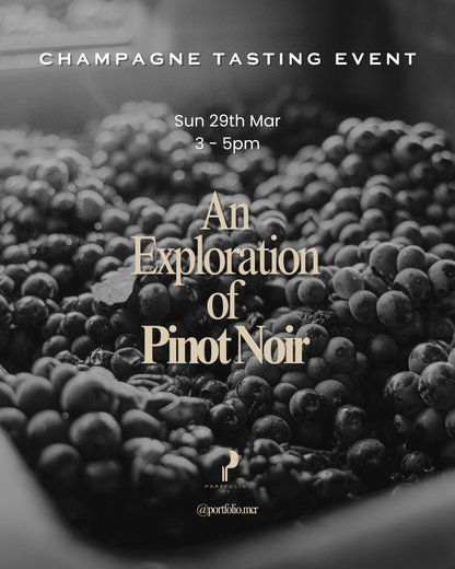 Champagne Tasting Event - An Exploration of Pinot Noir
