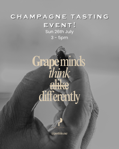 Champagne Tasting Event - Grape Minds Think Differently