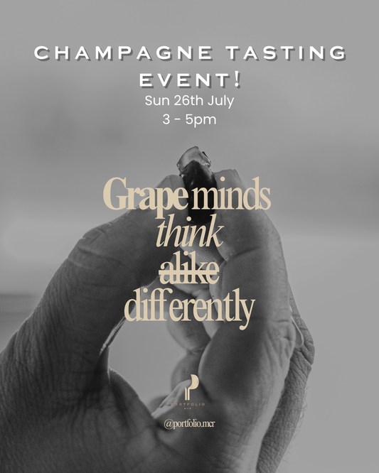 Champagne Tasting Event - Grape Minds Think Differently